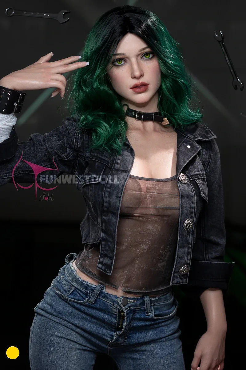 White Alexa Green Hair #045S 157cm D cup (5ft2)