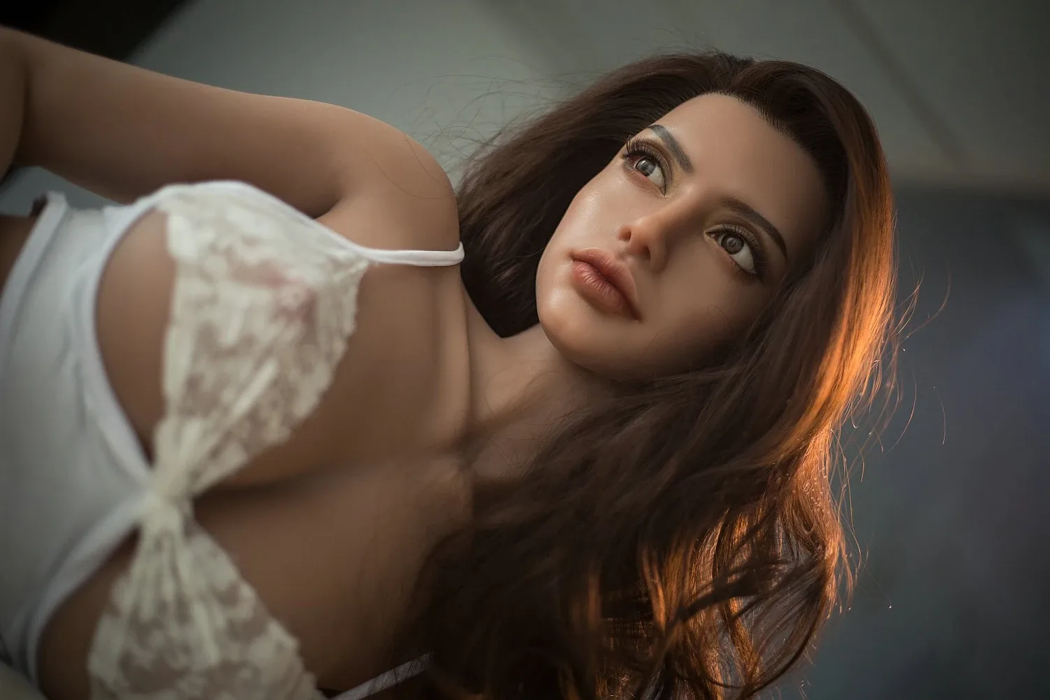 YL 158cm Isla Silicone YL Doll White Lingerie (5ft2) view 5