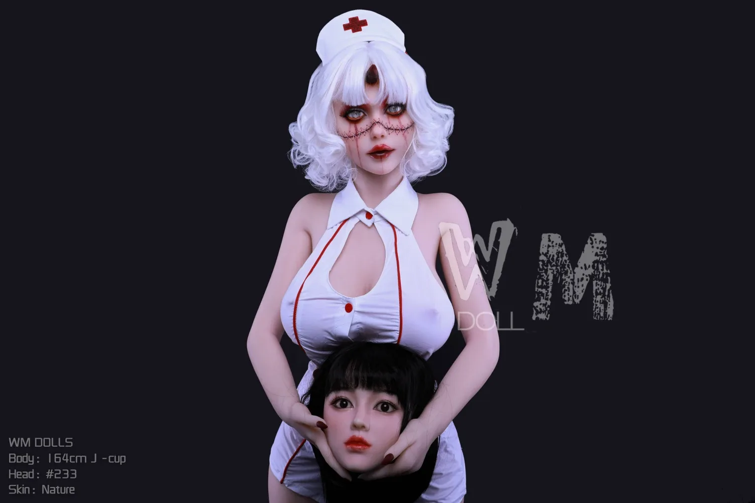 Nurse 164cm J Cup Head #233 WM (5ft5) view 2