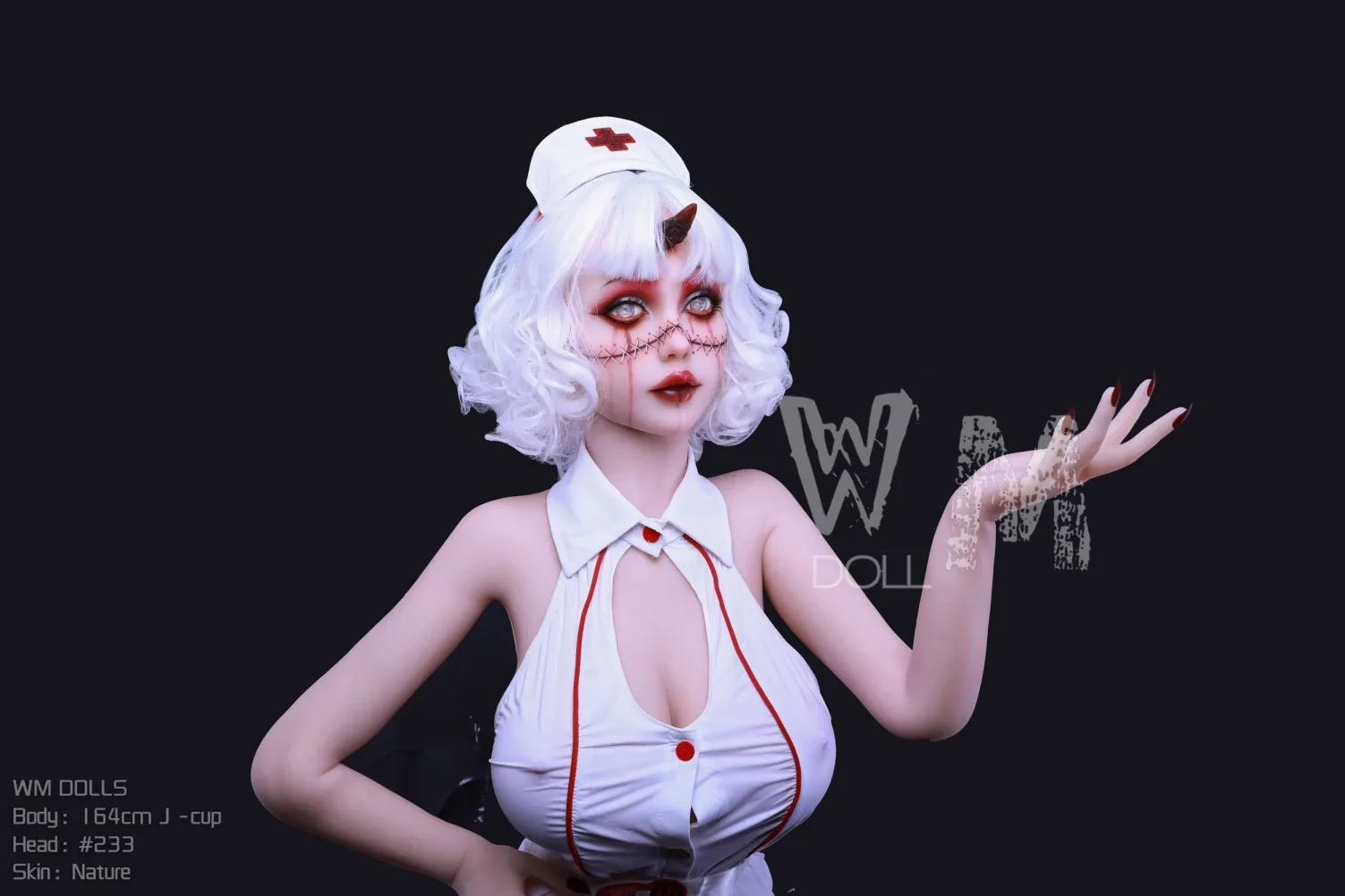 Nurse 164cm J Cup Head #233 WM (5ft5) view 6