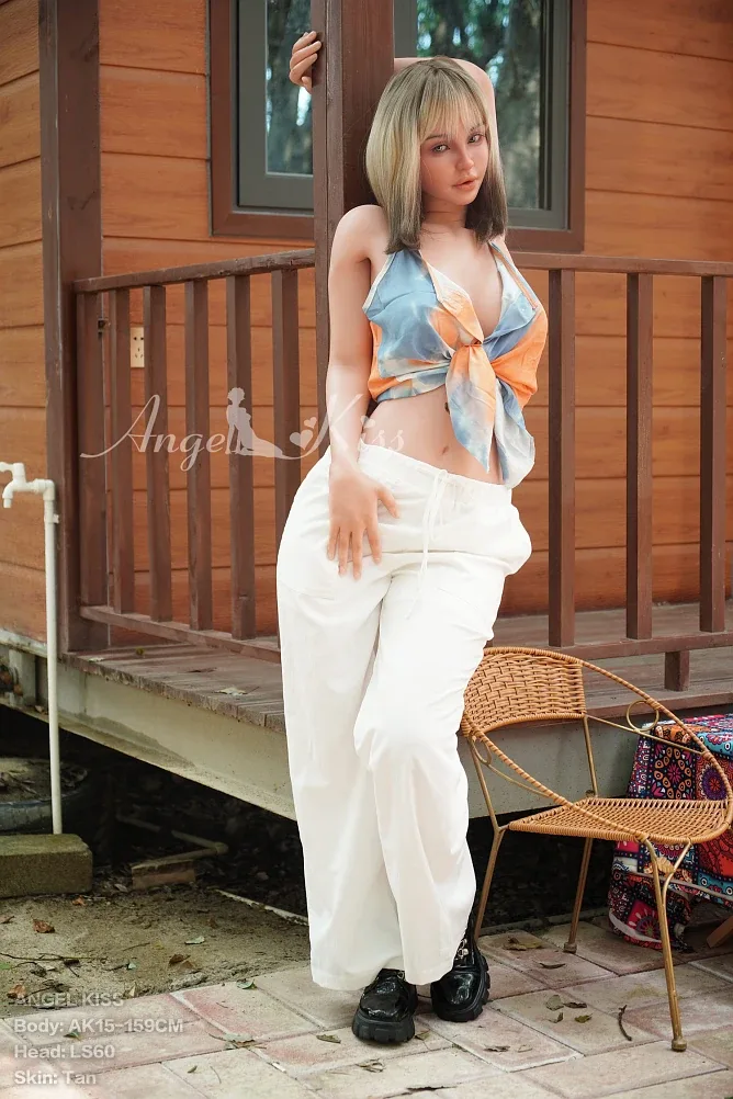 AK15-159 #LS60 Tan Silicone Angel Kiss (5ft3) view 6